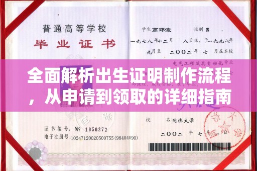 澄迈全面解析出生证明制作流程，从申请到领取的详细指南