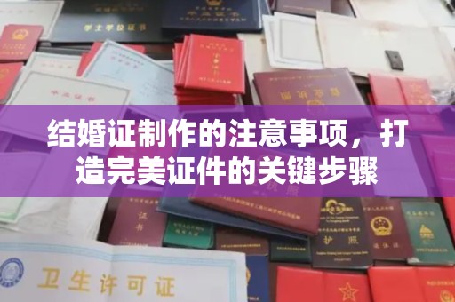 澄迈结婚证制作的注意事项，打造完美证件的关键步骤