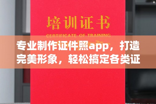 澄迈专业制作证件照app，打造完美形象，轻松搞定各类证件照
