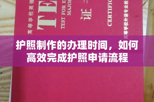 澄迈护照制作的办理时间，如何高效完成护照申请流程
