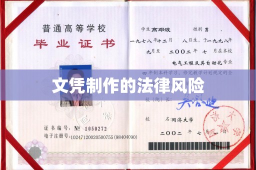 澄迈文凭制作的法律风险