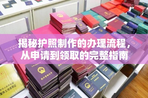 澄迈揭秘护照制作的办理流程，从申请到领取的完整指南